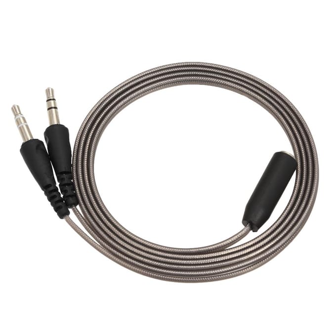 3,5 mm audio Y-splitterkabel 1 vrouwelijk naar 2 mannelijk converter oortelefoon microfoonsnoeradapter voor