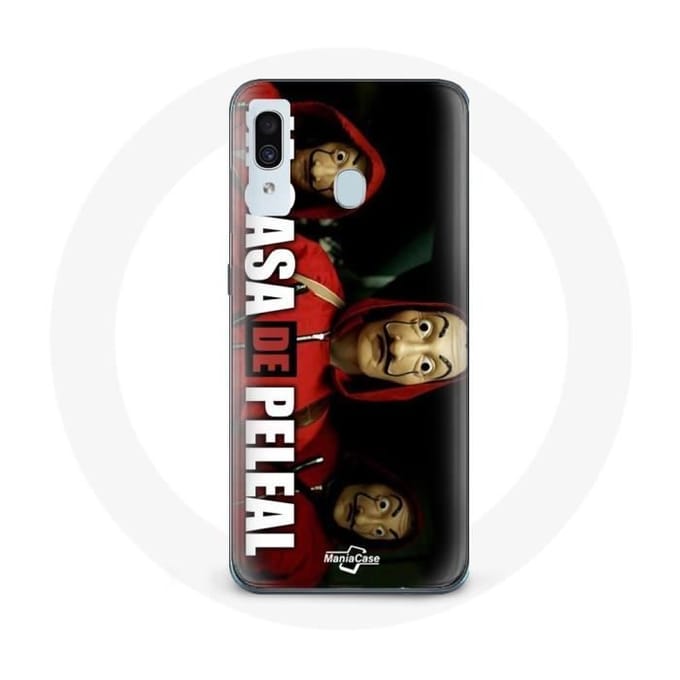 Coque - La casa de papel - Samsung Galaxy A20 - Souple - Noir - Protection