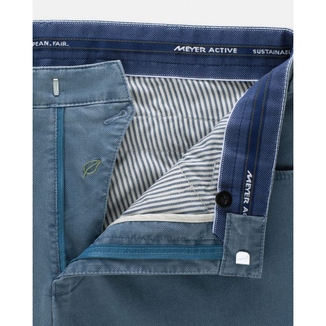Meyer Broek Dublin Active Flex Super Microstructure 2-Way Stretch Blauw / male