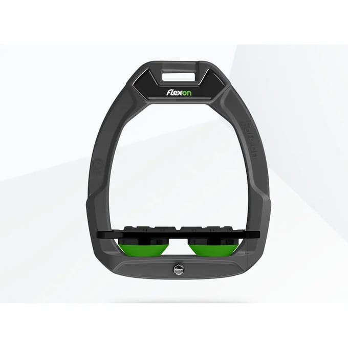 Veiligheidsijzers Plat Grip Antraciet/Zwart/Groen Flex-On Safe-On