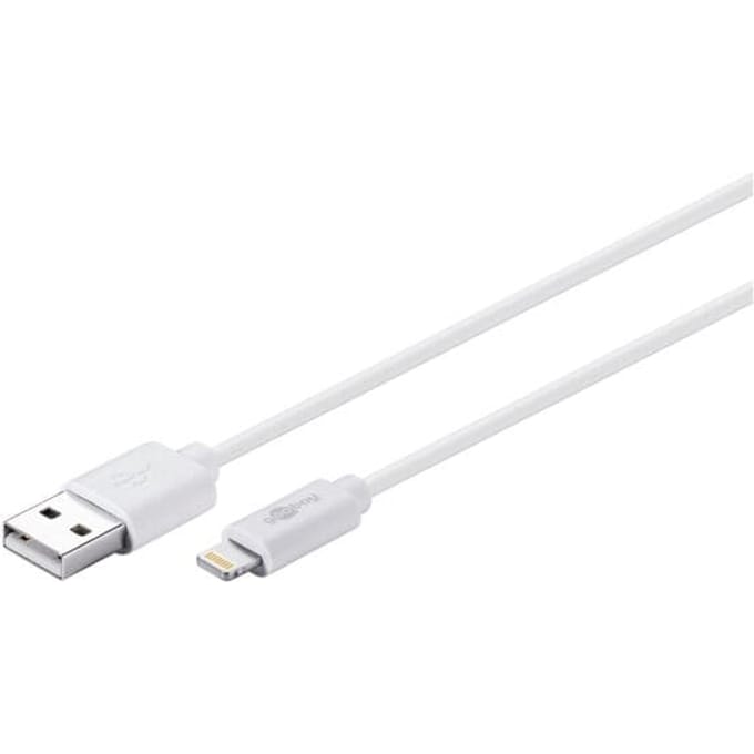 8-pins Lightning naar USB-A kabel - USB2.0 - tot 2,4A / wit - 1 meter