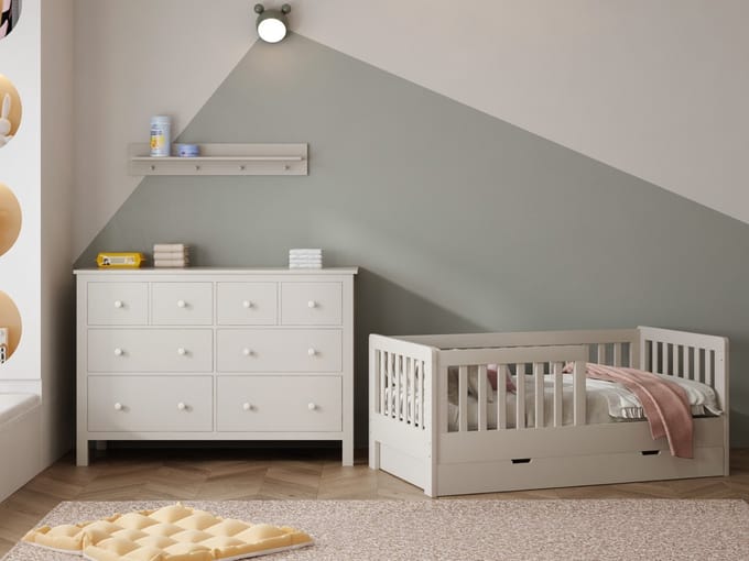 Born Lucky Peuterkamer Met Lade Joan Clay met Commode Bretagne – Geschikt vanaf 2 Jaar