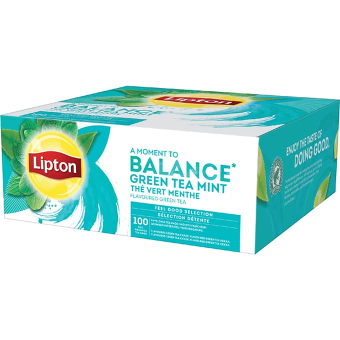 Lipton - Feel Good Selection Groene Thee Munt - 100 zakjes - green tea mint