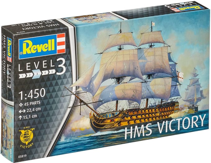 Revell Modelbouwpakket Schepen - 05819 HMS Victory Ship Plastic - 1:450 - Modelbouw
