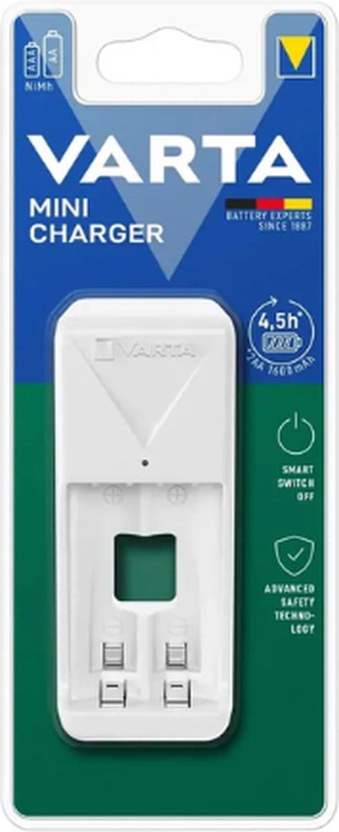 Varta Mini Charger Batterijlader - (4 stuks)