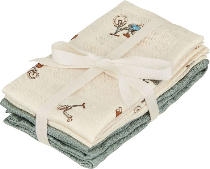 Cam Cam Copenhagen Bicycles Washand 4 Stuks