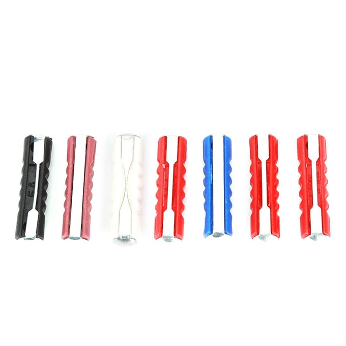 200 stuks Auto Zekering Kit Auto Torpedo Zekeringkast Milieuvriendelijke Auto Zekering Set blue