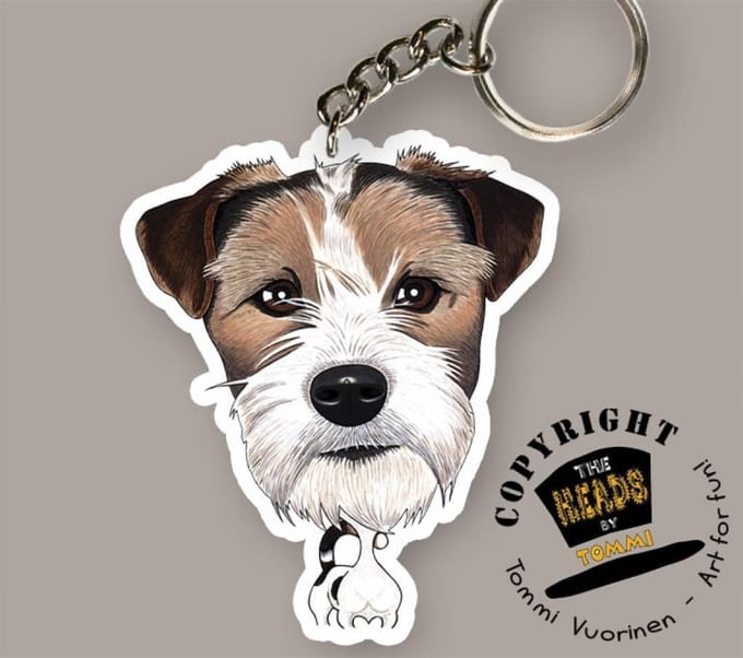 Sleutelhanger Hond Jack Russel Terrier