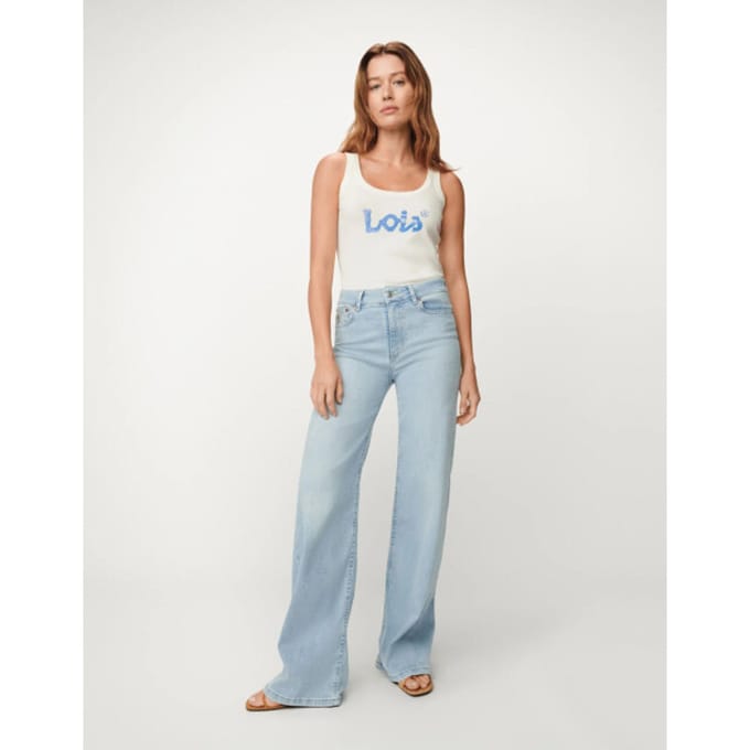 Lois Palazzo Jeans Lichtblauw 2142-7909