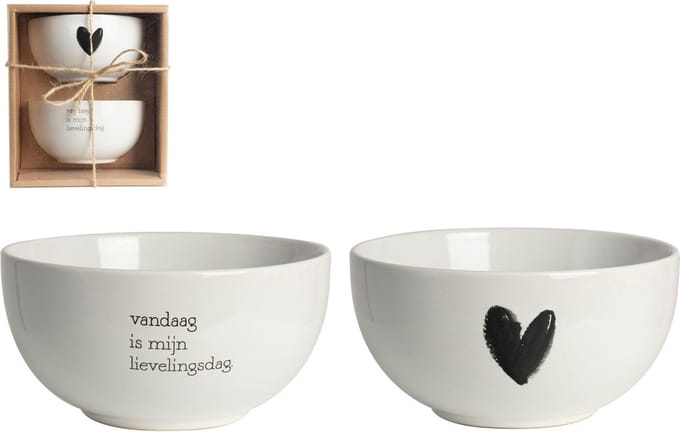 CasaLupo Kleine Kommen Genieters ø 13 cm - 2 Stuks