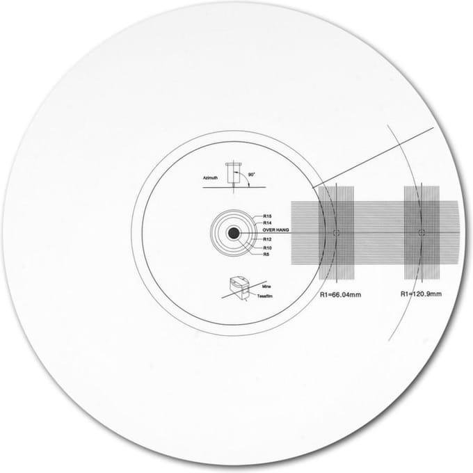 Pro-Ject Strobe it sjabloon + stroboscoopschijf, Pro-Ject