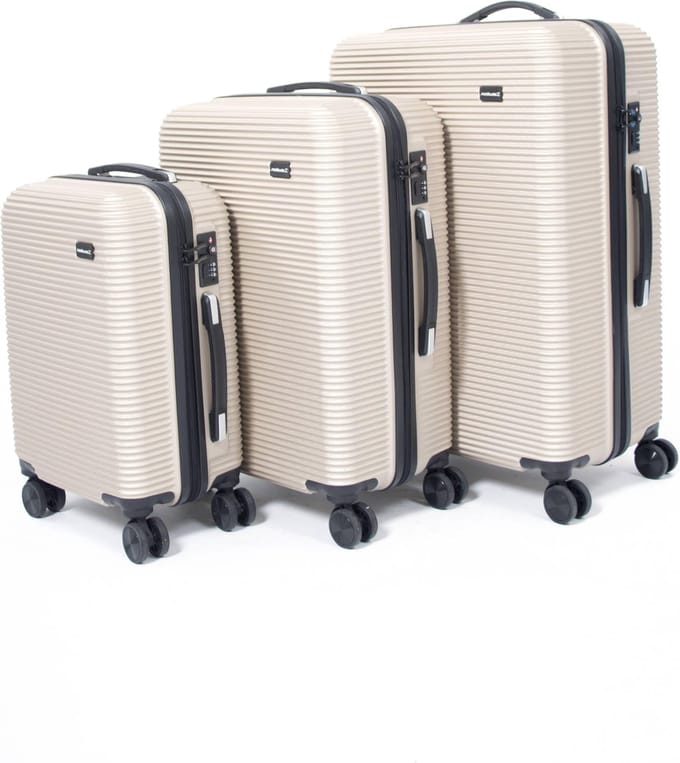 AttitudeZ Air-Z Reiskoffer Set Champagne