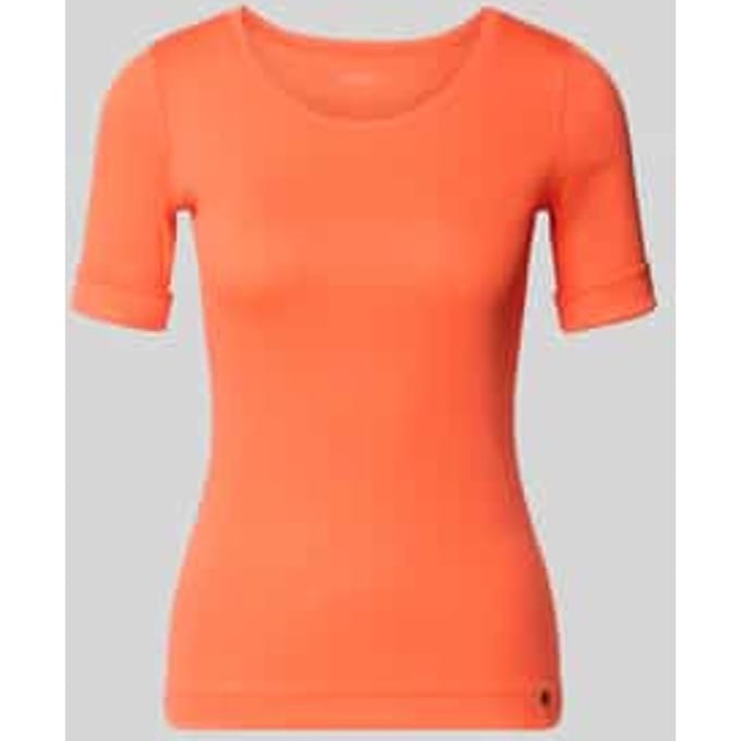 T-shirt met labelapplicatie