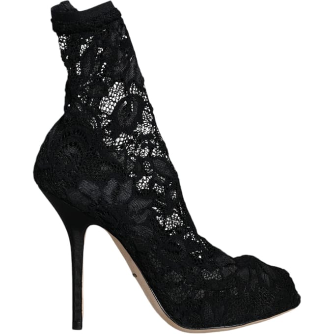 Lace Peeptoe Hakken Bloemenstijl