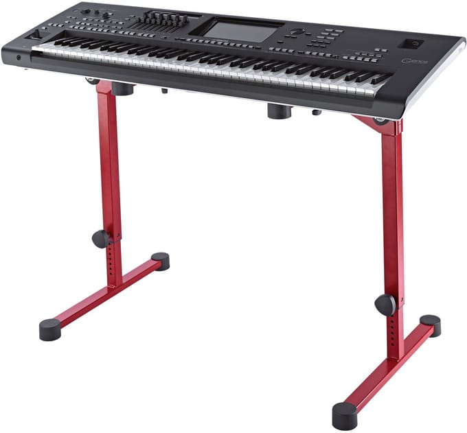 König & Meyer 18820 Omega Pro Keyboard Stand (Ruby Red) - Keyboard tafel