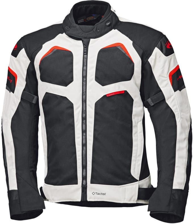 Held Manzano Top Wit Zwart Rood Waterdicht Textiele Motorjas - Jas