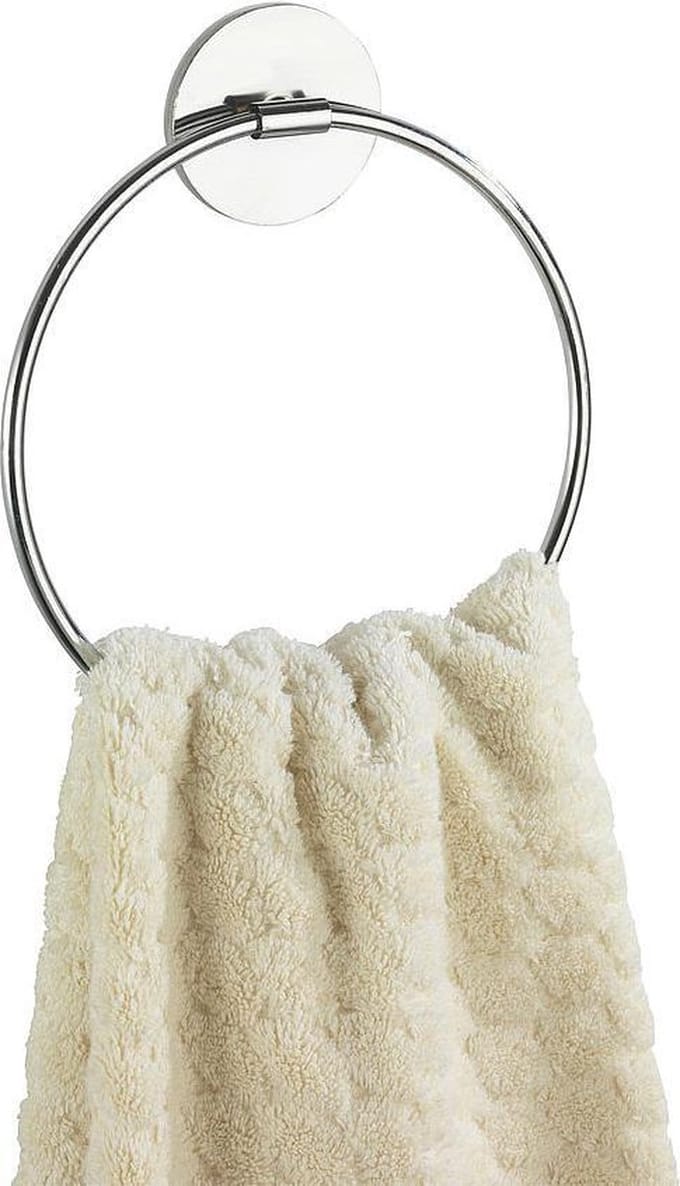 Wenko Handdoekring Turbo-loc 19,5 Staal Chroom