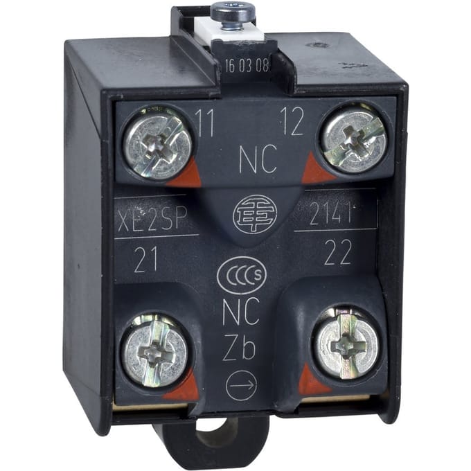 Schneider Electric Osiswitch Hulpklemmenblok - XE2SP2141