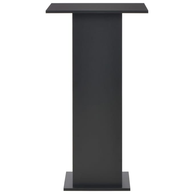 vidaXL - Bartafel - 60x60x110 - cm - zwart