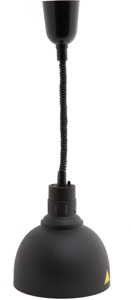 Professionele Horeca Warmhoudlamp - Verstelbaar- Zwart – Ø240mm.