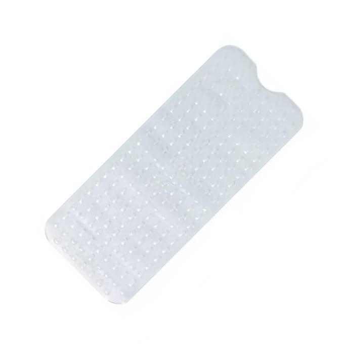 Badkuip Douchemat Antislip Veiligheid Douche Badmat Massagekussen met PVC Zuignappen white