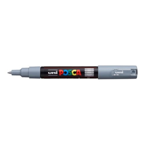 Posca marker met conische punt schrijfdikte extra-fijn grijs
