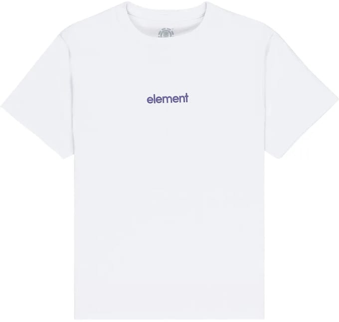 Element Lowcase T-shirt Met Korte Mouwen Wit 14 Years Jongen