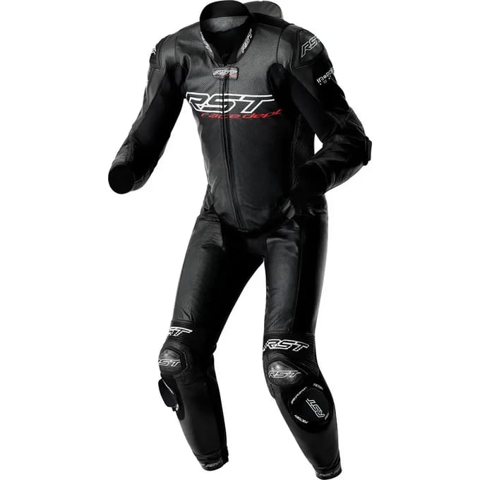 RST Race Dept V4.2 D3O Airbag geperforeerd eendelig leren motorfietspak -