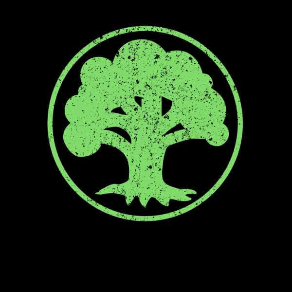 Magic The Gathering Green Mana Trui - Zwart - S