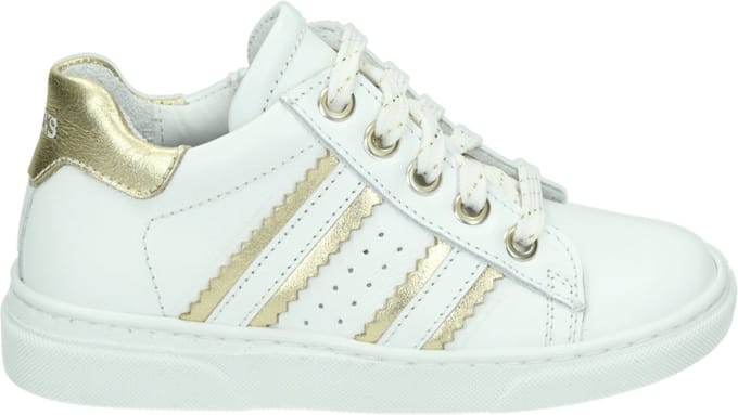Twins 321130 - Kinderen MeisjesLage schoenen - Kleur: Wit/beige - Maat: 31