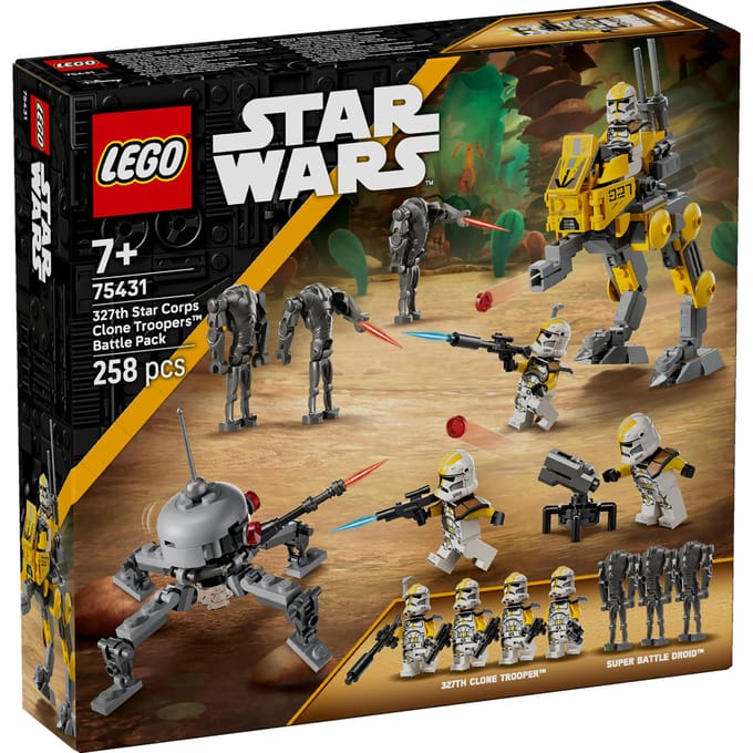 LEGO Star Wars 327th Star Corps Clone Troopers Battle Pack Bouwpakket voor Kinderen - 75431
