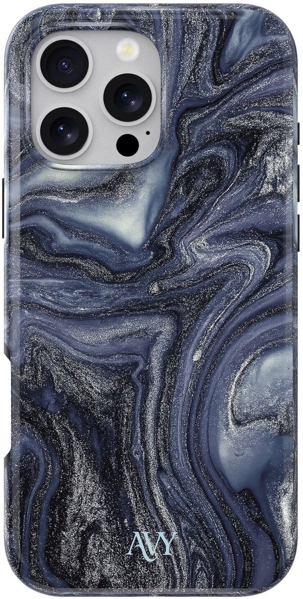 AVY Hard Shell Back Cover | geschikt voor Apple iPhone 15 Pro Max | Obscura Blue | Compatibel met MagSafe & Qi2