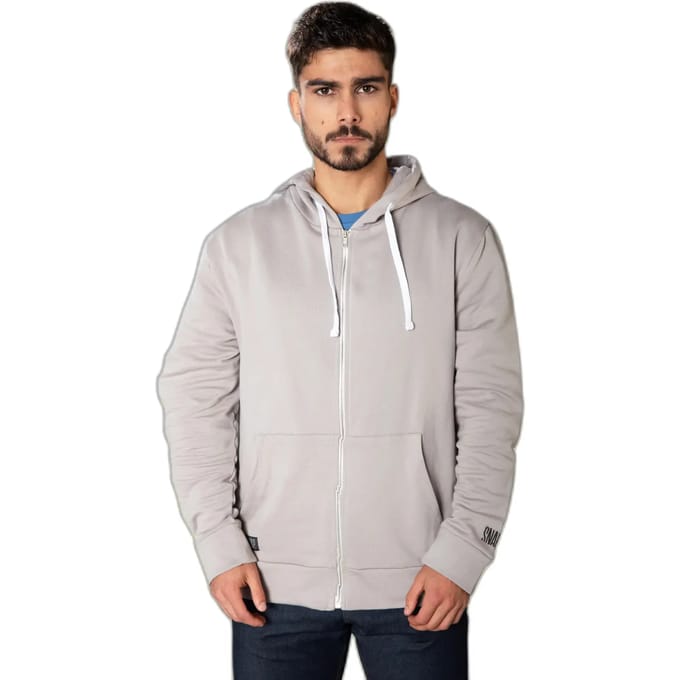 Snap Climbing Sweatshirt Met Rits Grijs XS