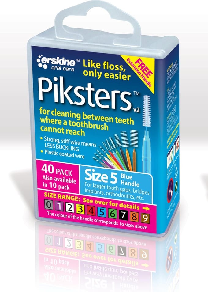 Piksters Ragers Maat 5 Blauw 2-4 mm - 40 stuks