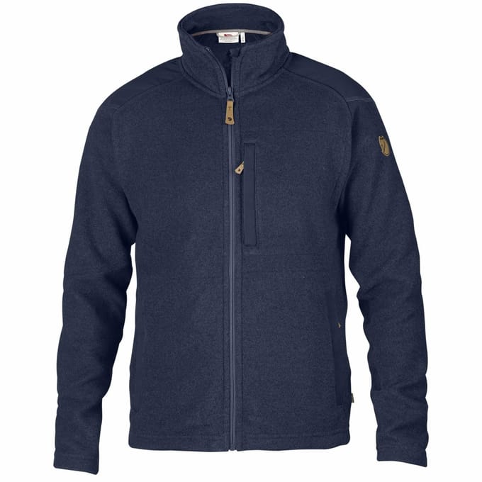 Fjallraven buck fleece - dark navy - s
