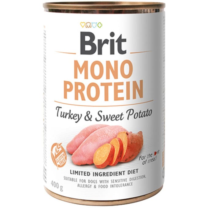 Brit Mono Eiwit natvoer - Kalkoen met Zoete Aardappel