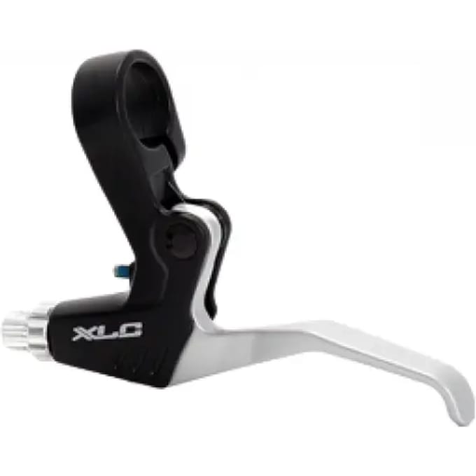 XLC Remgreep BL-V01 – Voor V-brake – Duimschakelaar – Aluminium – Zwart/Zilver - Links