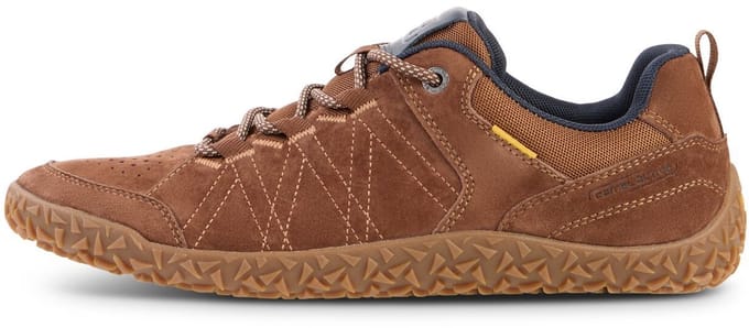 camel active Sneakers van nubuckleer en textiel - Maat menswear-41 - Cognac