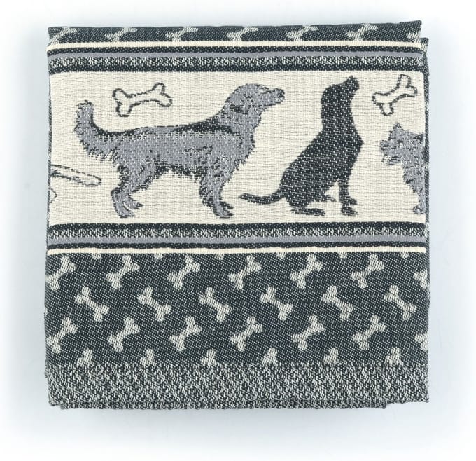 Bunzlau Castle | Keukendoek Hond Zwart