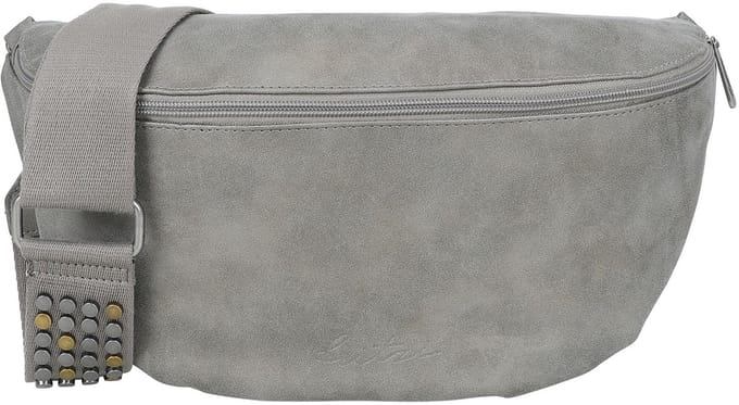 Fritzi aus Preußen schoudertas Fritzi Limited Riva Bum Bag Rivet grijs