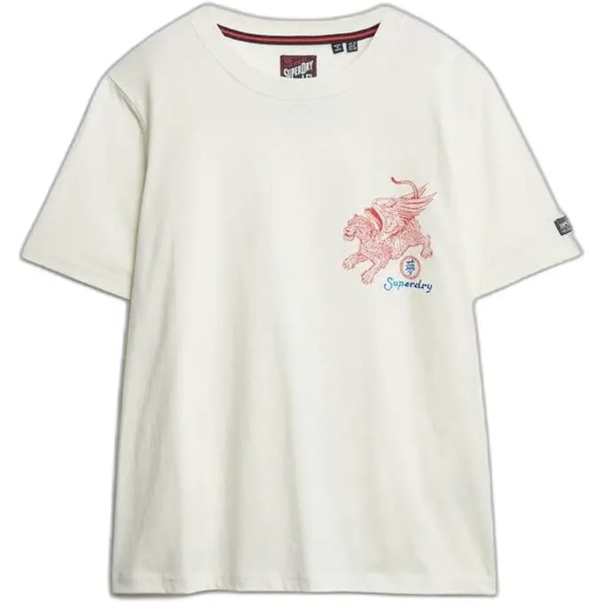 Casual T-shirt voor dames Superdry Tokyo Narrative