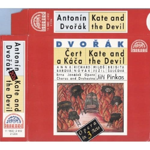 Kate & The Devil-Opera In 3 Acts/W/Anna Barova, Milos Jezil, Richard Novak, Br - Dvorak, A.