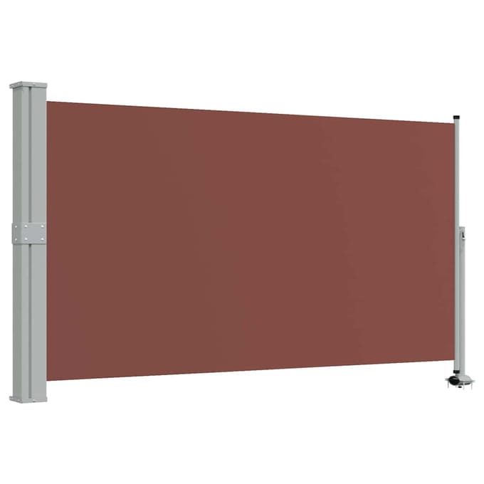 vidaXL - Tuinscherm - uittrekbaar - 140x300 - cm - bruin