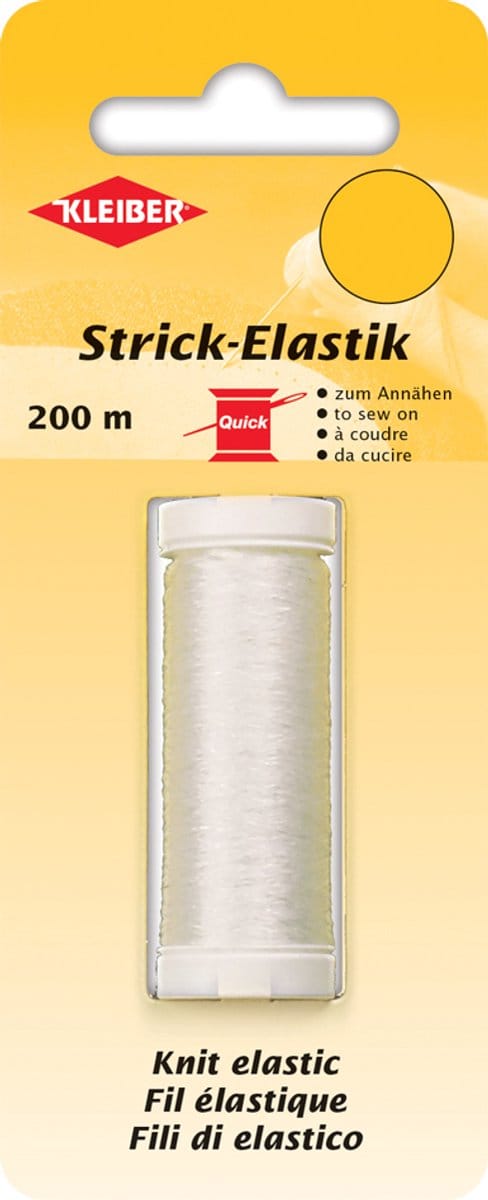 71090 Brei-elastiek. 200 m. transparant