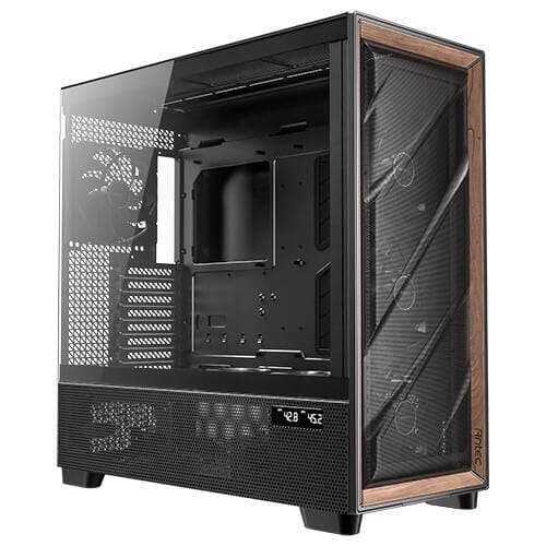 Antec FLUX PRO EUV Full Tower Zwart, Hout