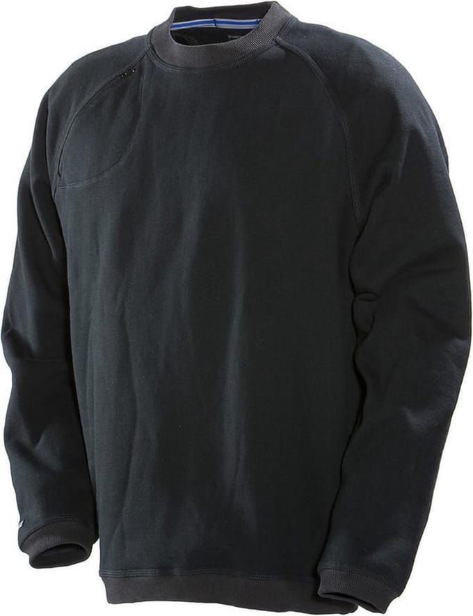 Jobman 5122 Roundneck Sweatshirt 65512293 - Zwart - S