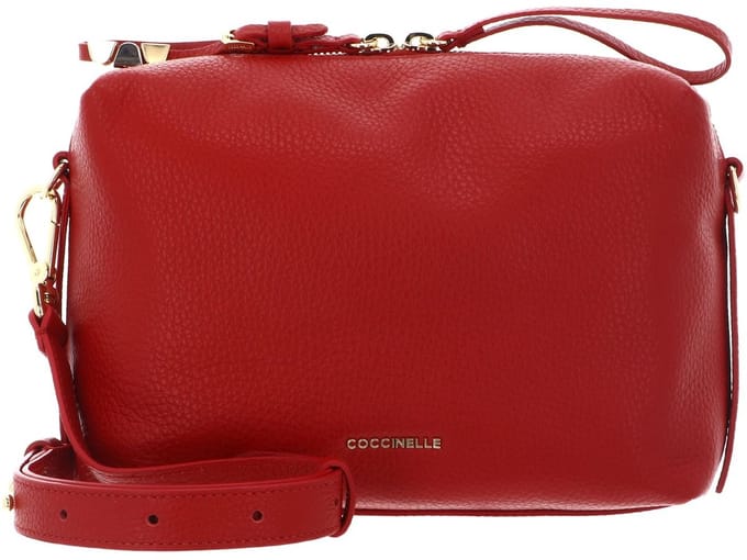 COCCINELLE Leren schoudertas Nory Handbag Scarlet rood