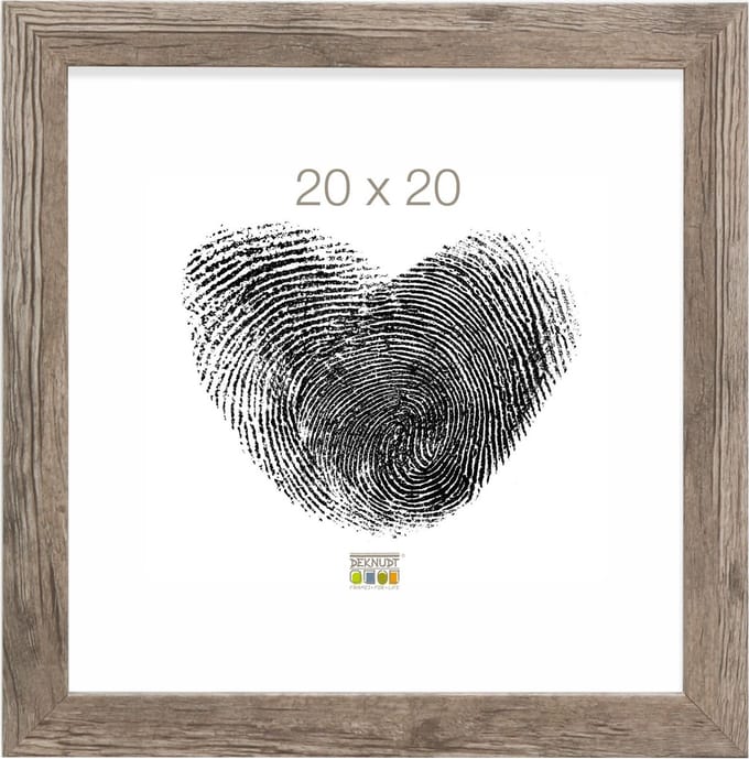Deknudt Frames fotolijst S45RH7 - grijs-beige - hout - 20x20 cm