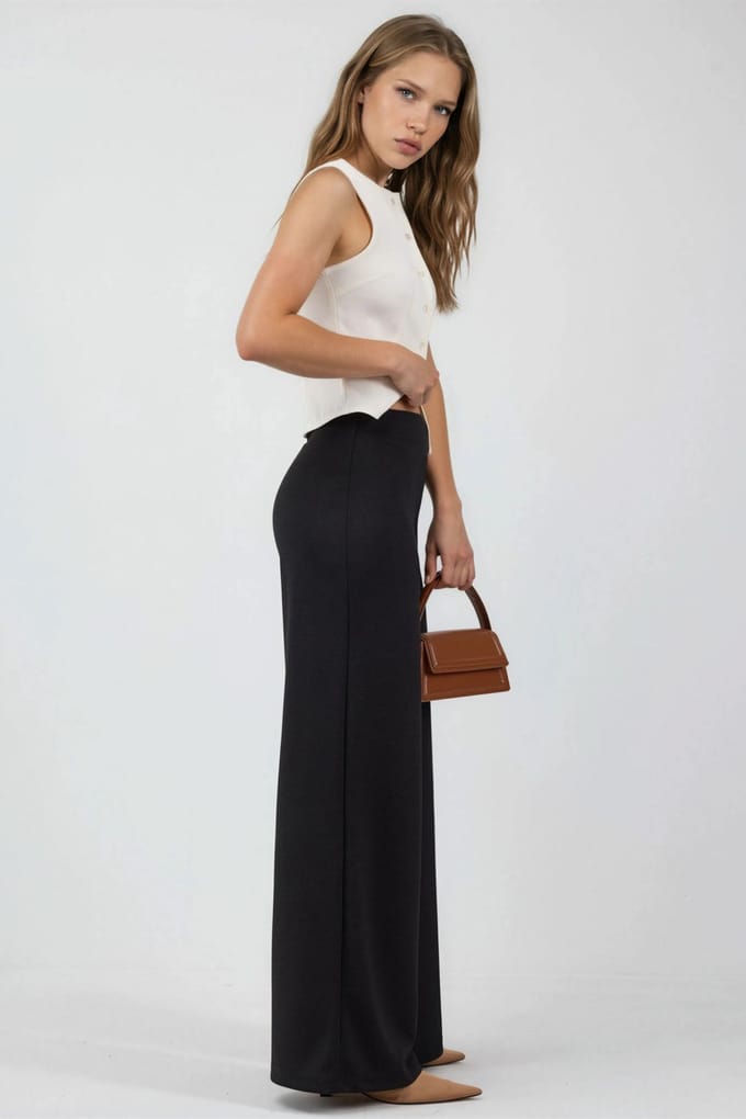 Hoge Taille Wijde Pantalon