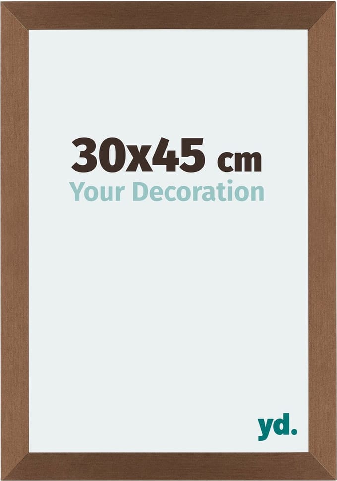 Your Decoration - Fotolijst 30x45 cm - MDF - Koper Decor - Mura